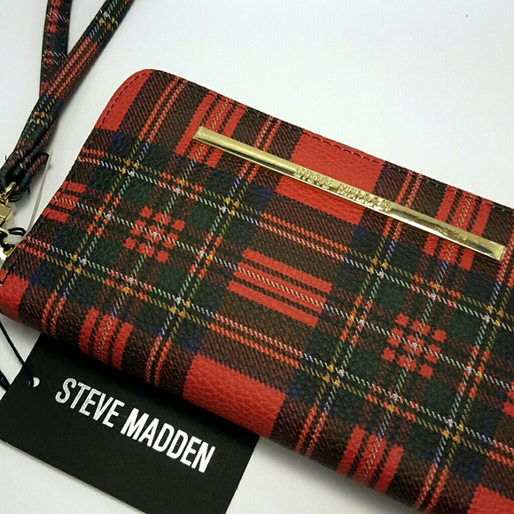 steve madden plaid purse
